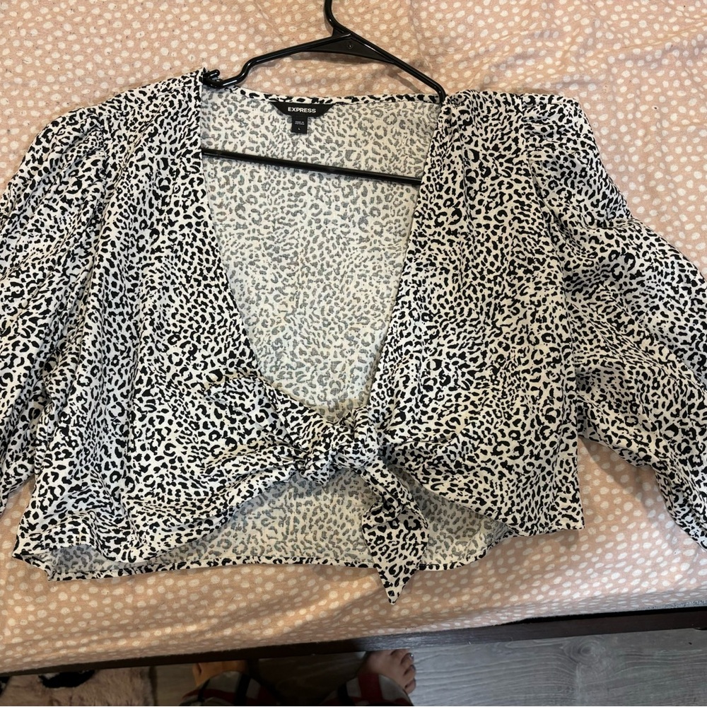 Express Tie-Front Shirt